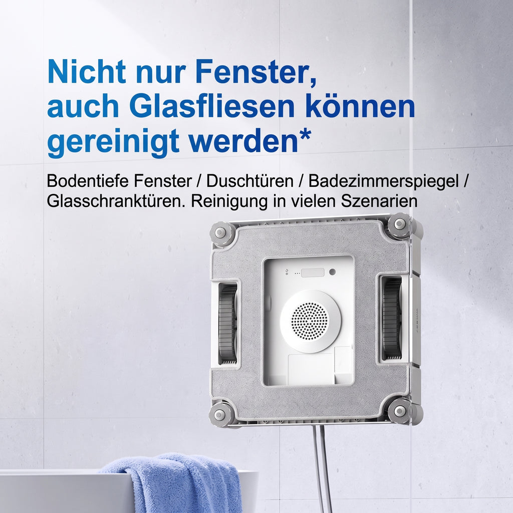 2026 Modell Neue AI Intelligente Fensterputzroboter | Vollautomatischer Doppel-Wassersprüh-Glasreiniger | Vakuum-Adsorption Hochhaus-Fensterputz-Artefakt